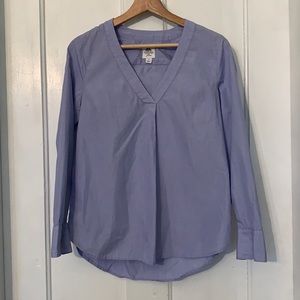 Thomas Mason for J. Crew v-neck blouse